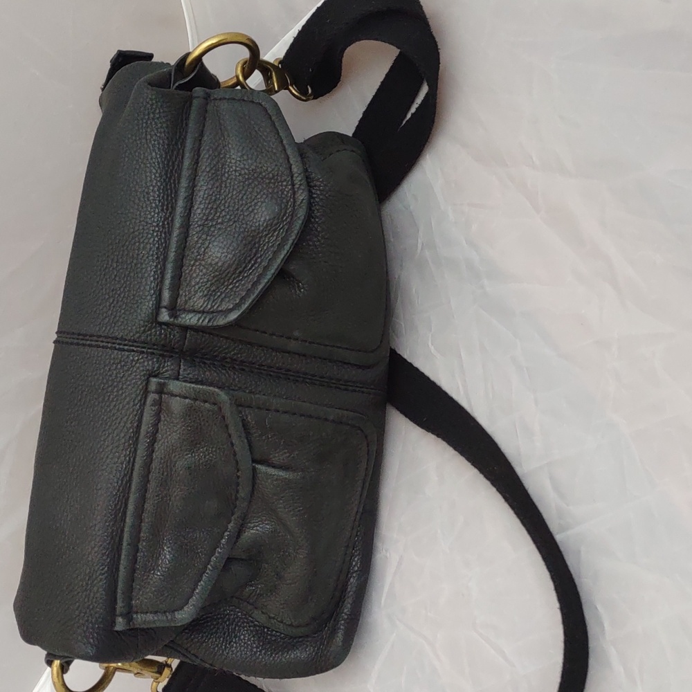 Fossil Black Leather Crossbody Bag - Picture 5 of 11